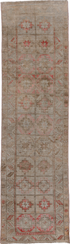 Antique Oushak Runner Rug (2' x 9')